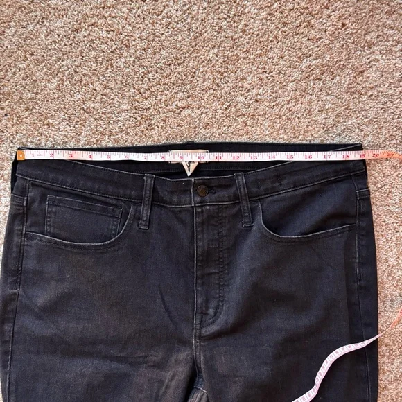 MADEWELL Plus Skinny Flare Jeans in Bellhaven Wash: Slit-Hem Edition Size: 18W - Picture 7 of 11